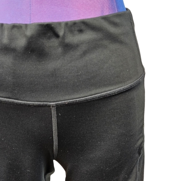 Athleta Black Salutation Workout Leggings Size Small Women's O73 - Picture 3 of 11